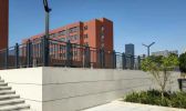 春翔公司承建安装学校铝合金围墙护栏
