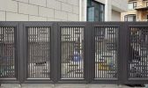 滁州别墅大门厂家为客户定制安装平移大门